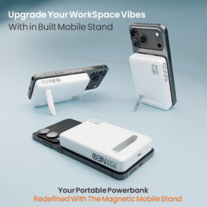MagFlick Neo 10000mAh 15W Wireless Power Bank With Stand 22W PD wired Charging